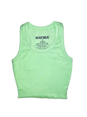 Katie J NYC Livi Ribbed Crop Tank