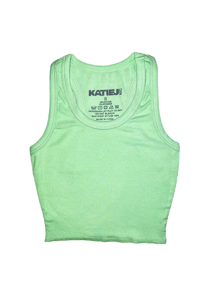 Katie J NYC Livi Ribbed Crop Tank