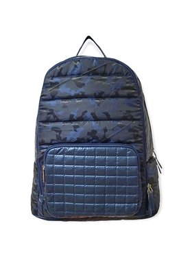 Bari Lynn Quilted Camo Backpack