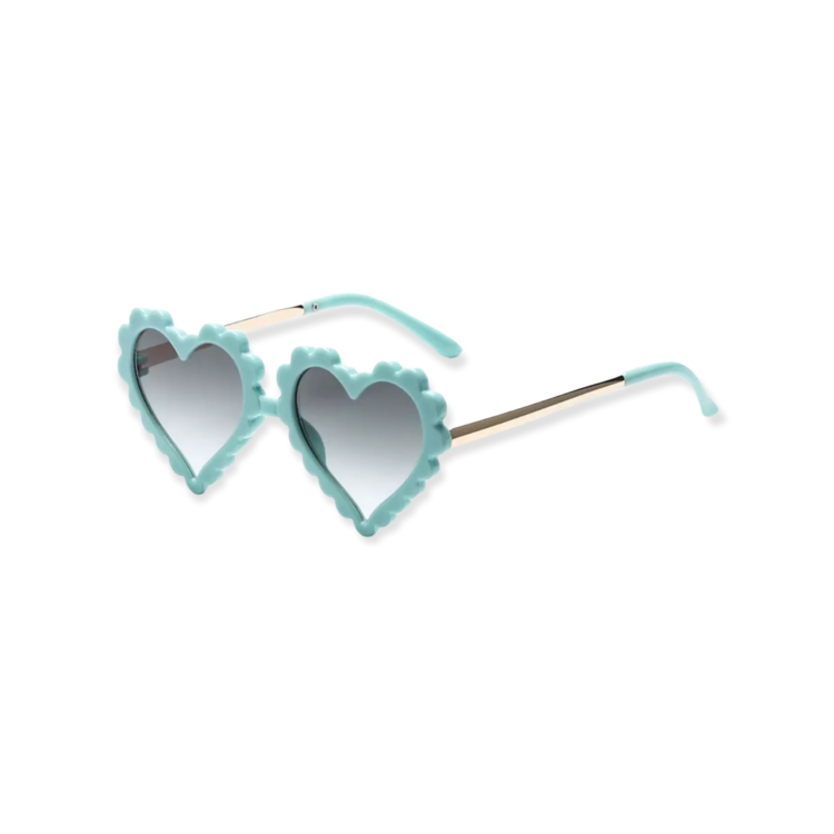 CALAKIDS XO XO Scallop Heart Sunglasses
