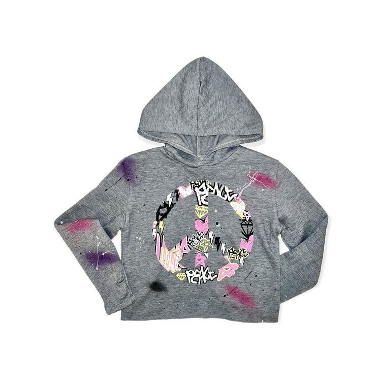 Firehouse Firehouse Grafitti Peace Spray Hoodie