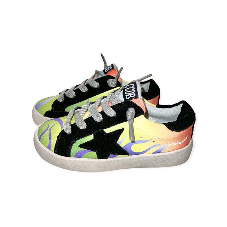 CALAKIDS XO XO Star Flames Sneakers