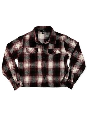 Flowers by Zoe FBZ Plaid Shacket