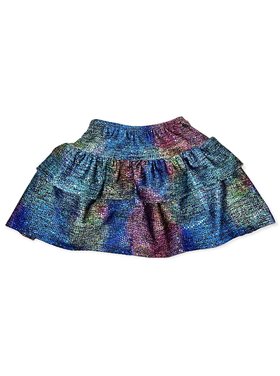Dori Creations Cloud Tie Dye Glitter Skirt