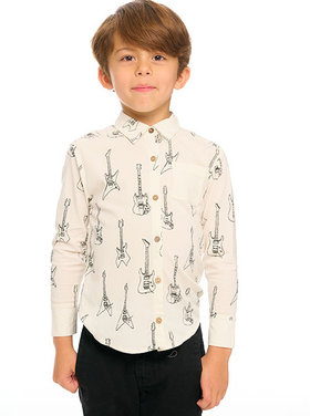 Chaser Electric Guitars  Button Down Shirt