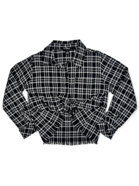 Flowers by Zoe Rock N' Roll Flannel Shirt