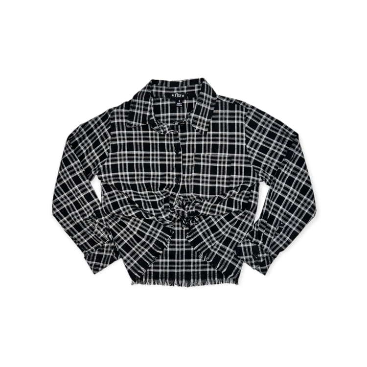 Flowers by Zoe FBZ Rock N' Roll Flannel Shirt