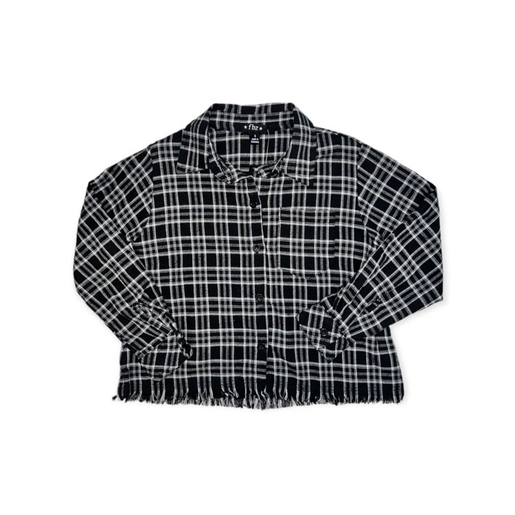 Flowers by Zoe FBZ Rock N' Roll Flannel Shirt