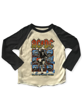 Rowdy Sprout ACDC Raglan Tee