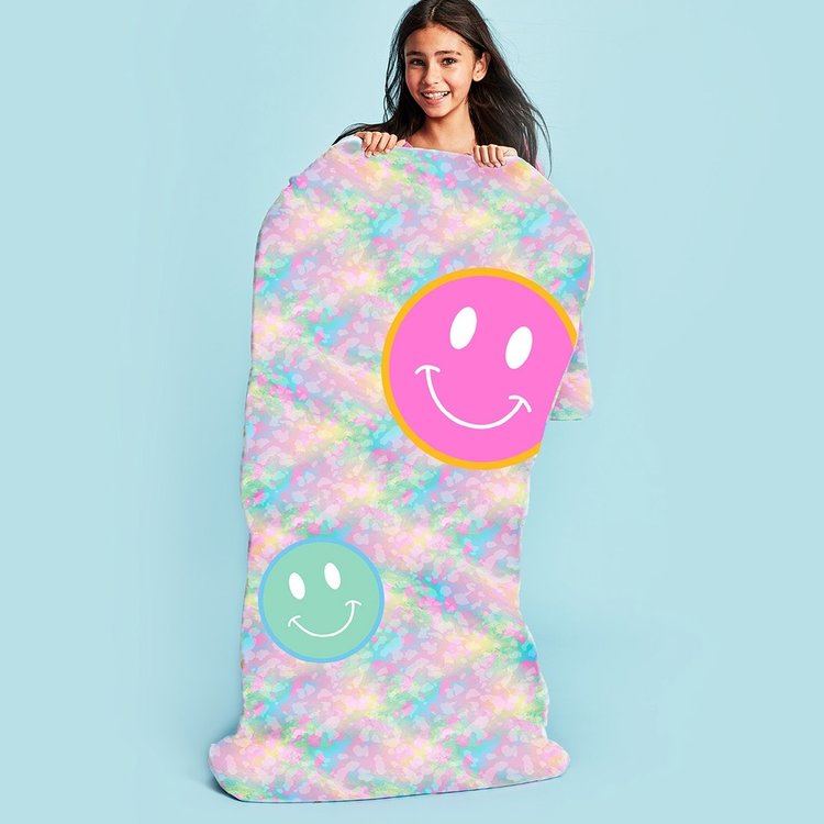 Iscream Iscream Happy Tie Dye Sleeping Bag