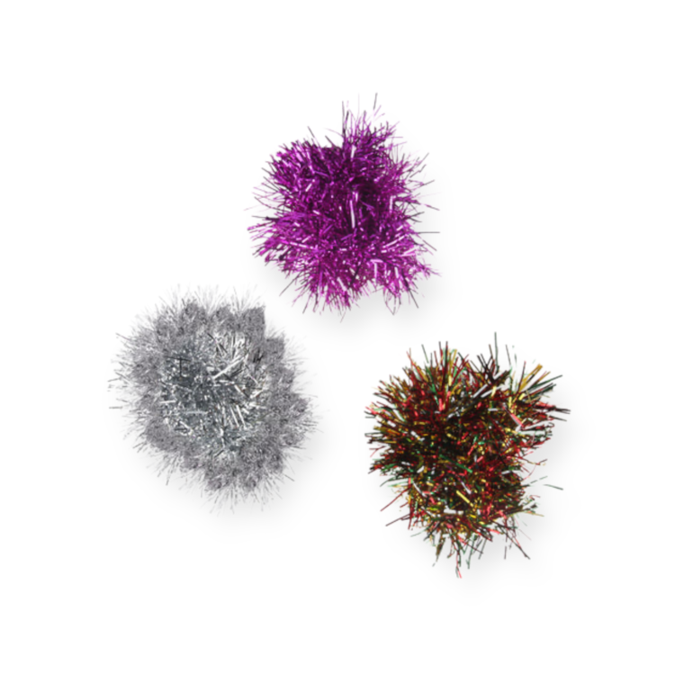 Iscream Tinsel Ornament Scrunchie Set