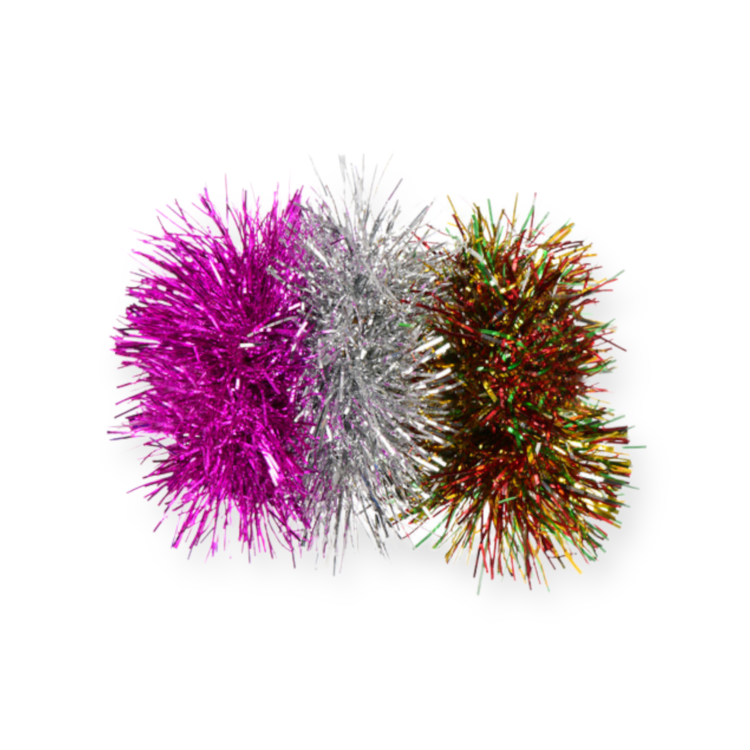 Iscream Tinsel Ornament Scrunchie Set