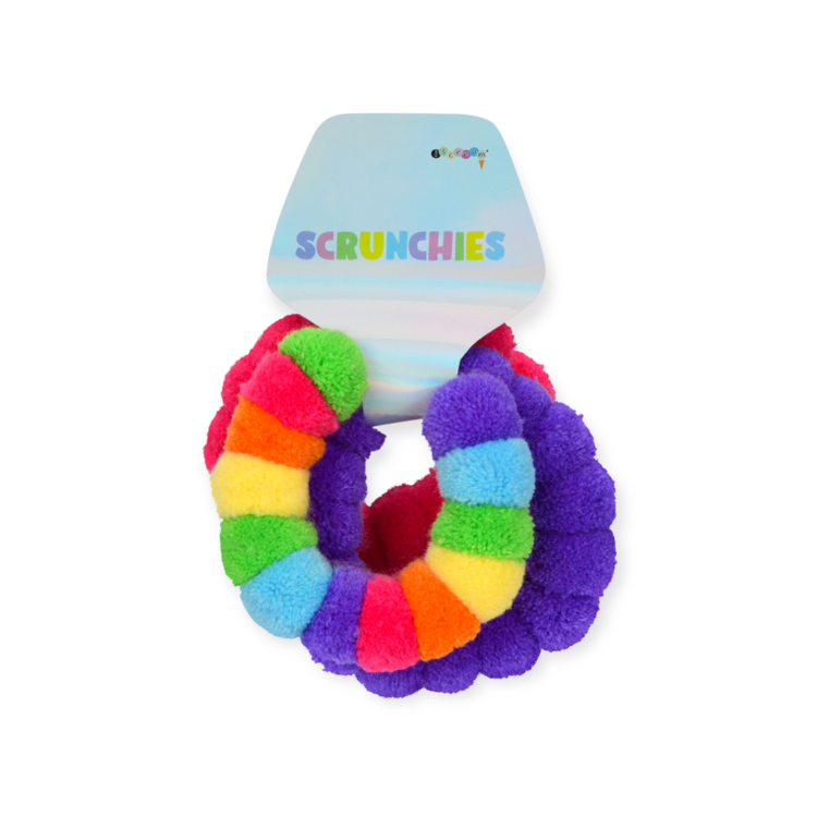 Iscream Pom Pom Scrunchie Set