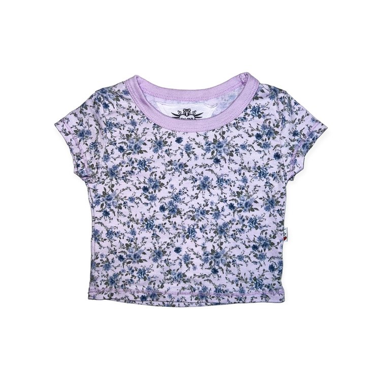T2 Love T2 Ditsy Floral Crop Tee
