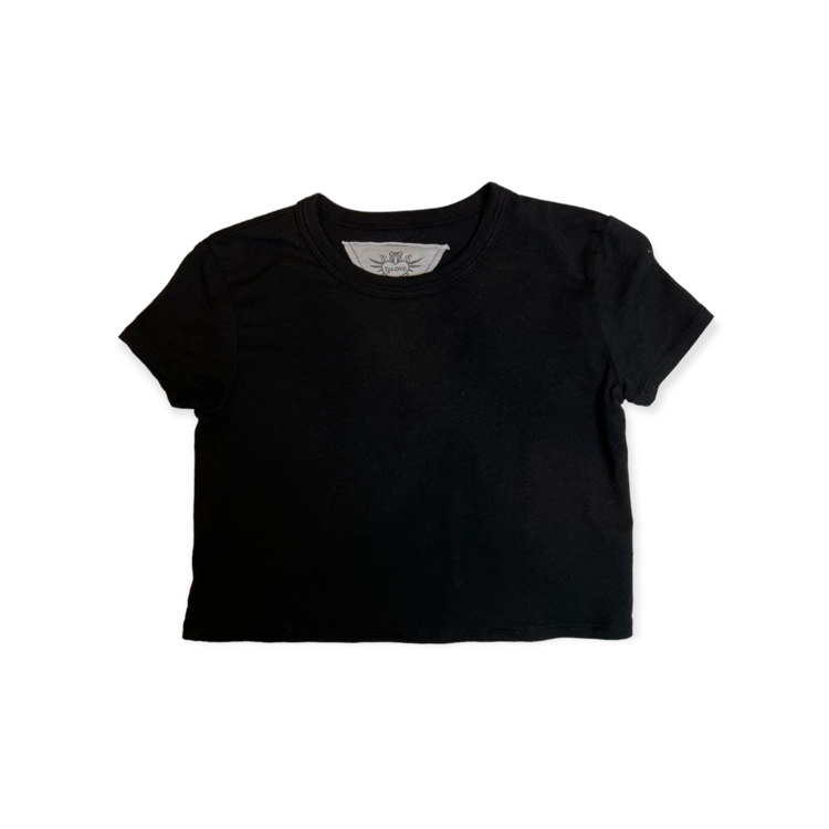 T2 Love T2 Solid Crop Boxy Tee