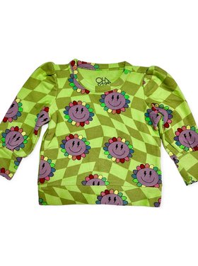 Chaser Checkered Daisy Pullover