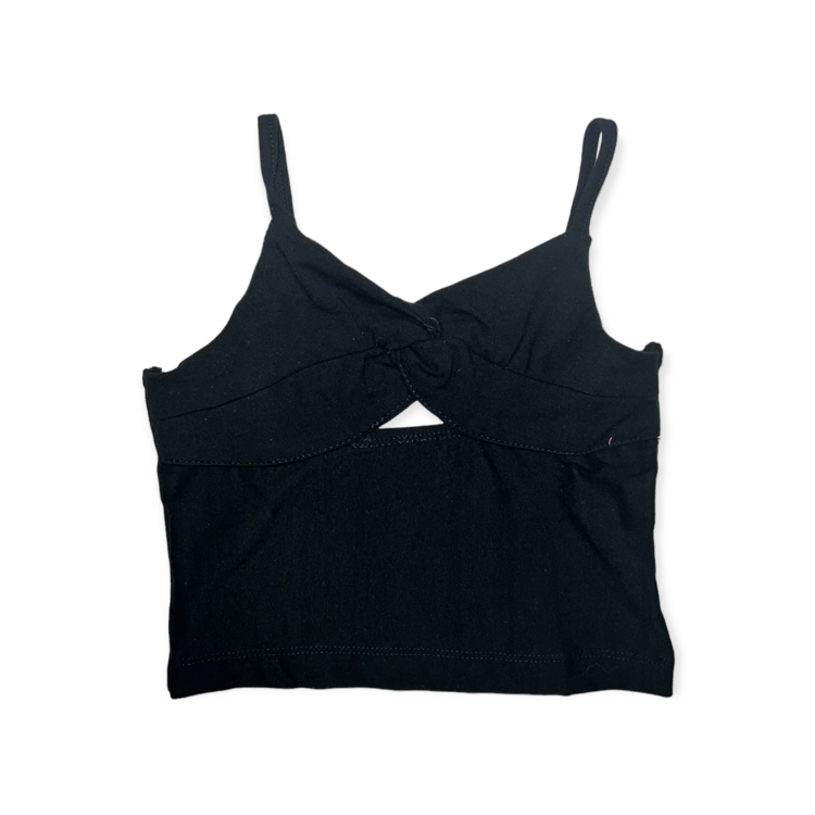 Flowers by Zoe Spaghetti Strap Peep Hole Crop Tank