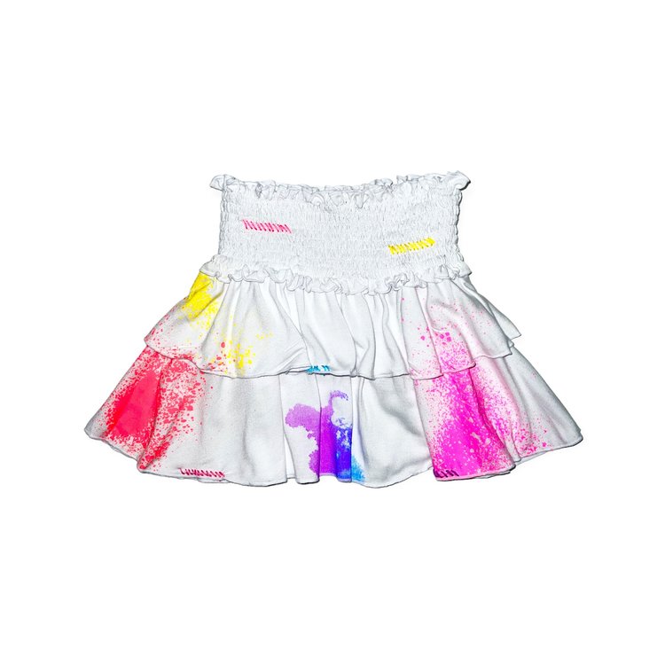 Flowers by Zoe Paint Splash Skirt