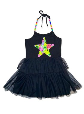 Flowers by Zoe Star Happy Halter Tulle Dress