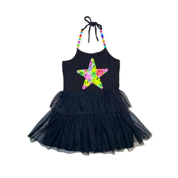 Flowers by Zoe Star Happy Halter Tulle Dress