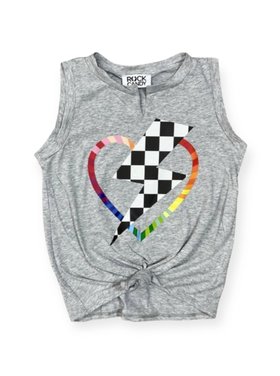 Rock Candy Checker Bolt Heart Tank