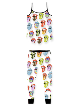 Rowdy Sprout Rolling Stone Bamboo Thermal Tank Set