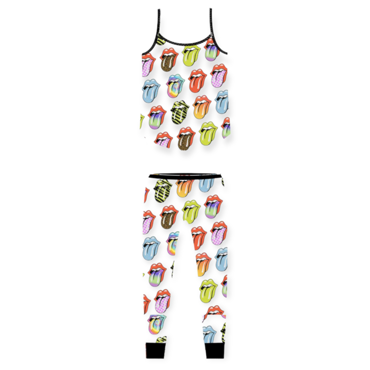 Rowdy Sprout Rolling Stone Bamboo Thermal Tank Set