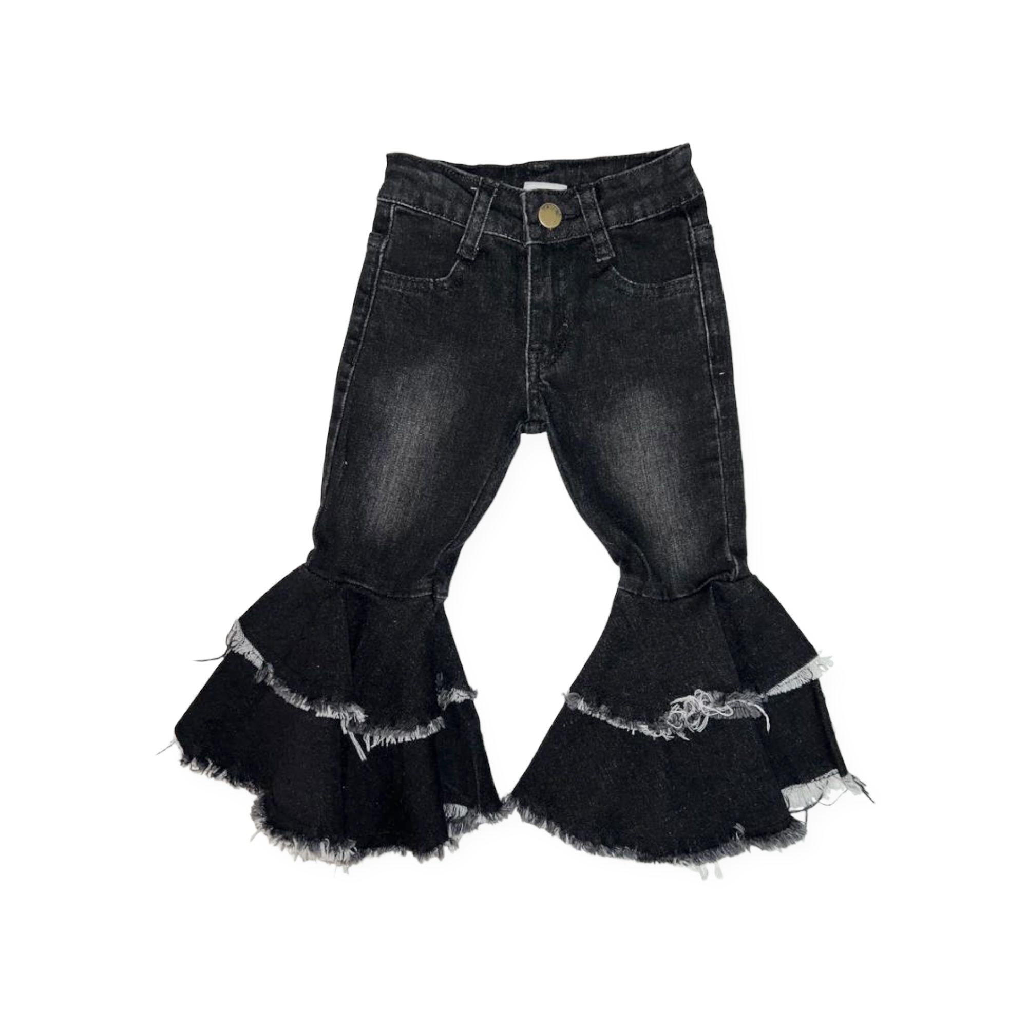 Bell Bottom Fray Jeans - Calakids