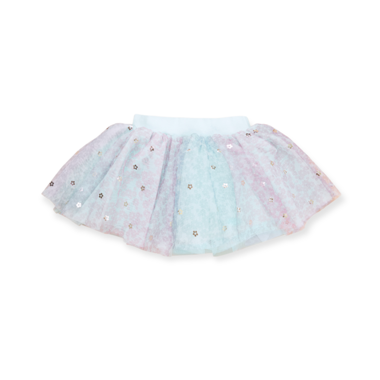 HUXBABY Rainbow Tulle Skirt