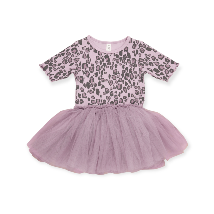 HUXBABY Jaguar Short Sleeve Ballet Dress