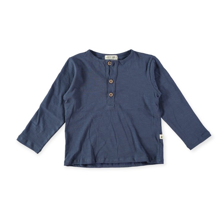 Petit Indi Long Sleeve Button Top