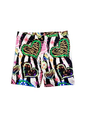 Dori Creations Animal Heart Biker Short