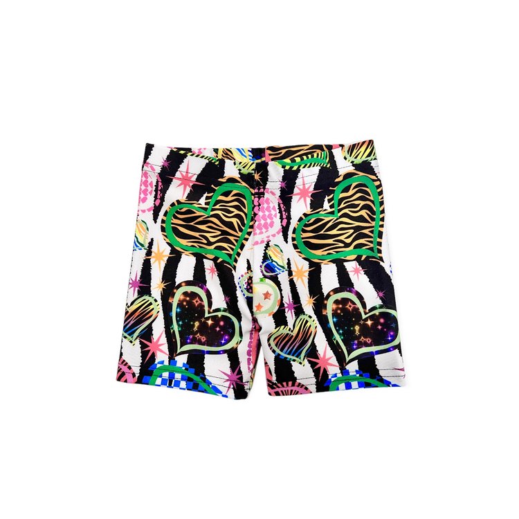 Dori Creations Animal Heart Biker Short
