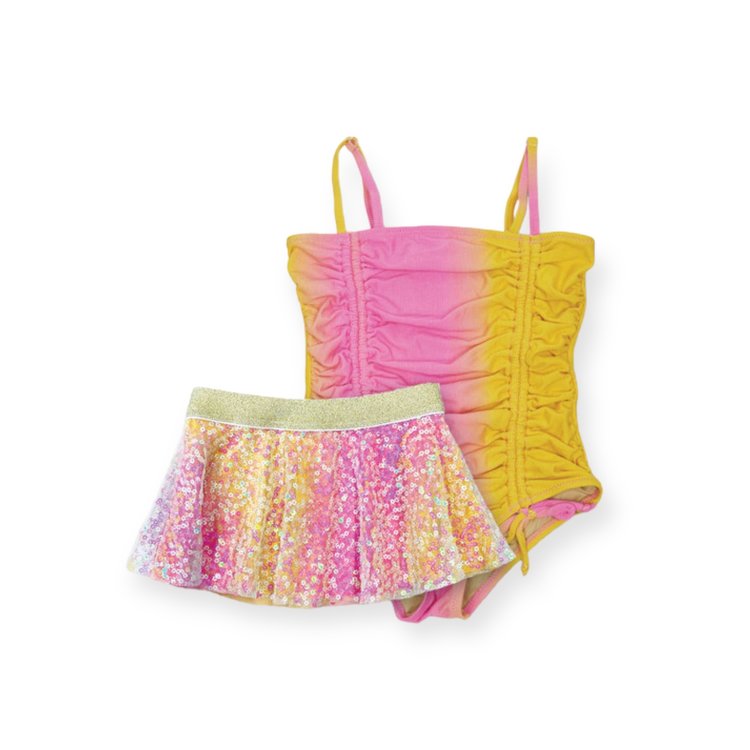 Shade Critters Ribbed One Piece with Daisy Skirt