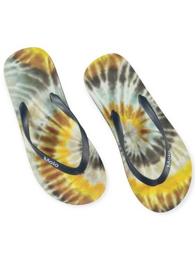 Molo Zeppo Tie Dye Spin Flip Flops