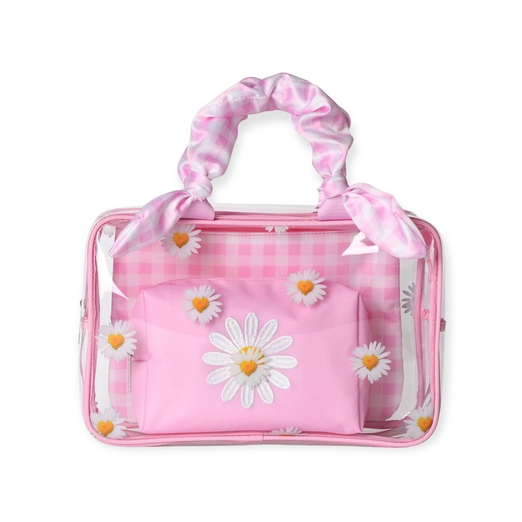 Iscream Daisy Love Cosmetic Bag Trio