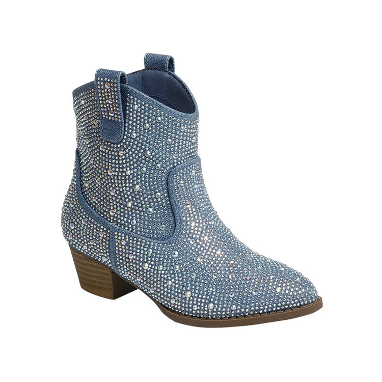 CALAKIDS XO Bling Western Bootie