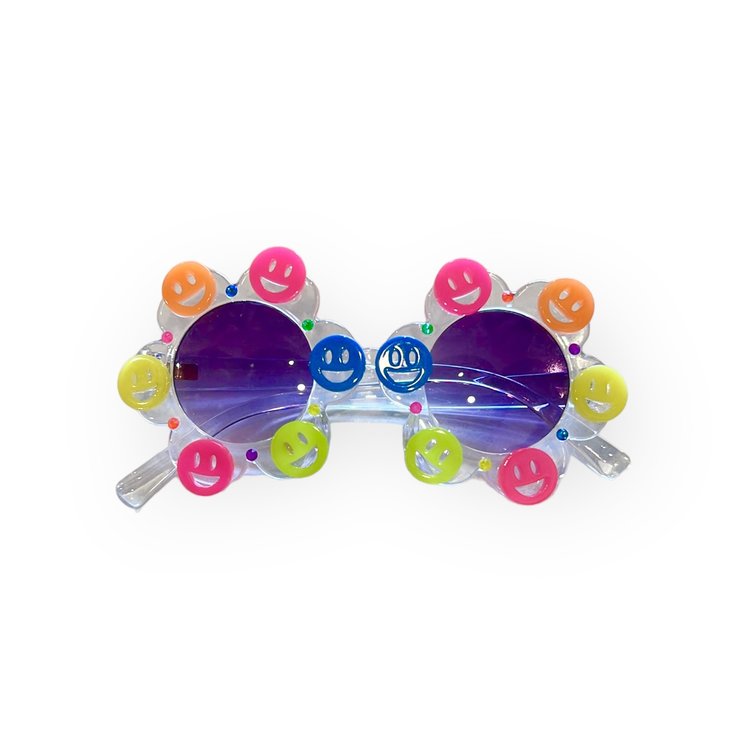 Bari Lynn Rainbow Smile Sunglasses