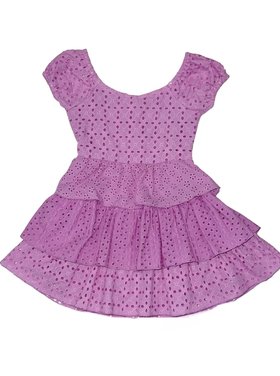 Flowers by Zoe Eyelet Ruffle Dress