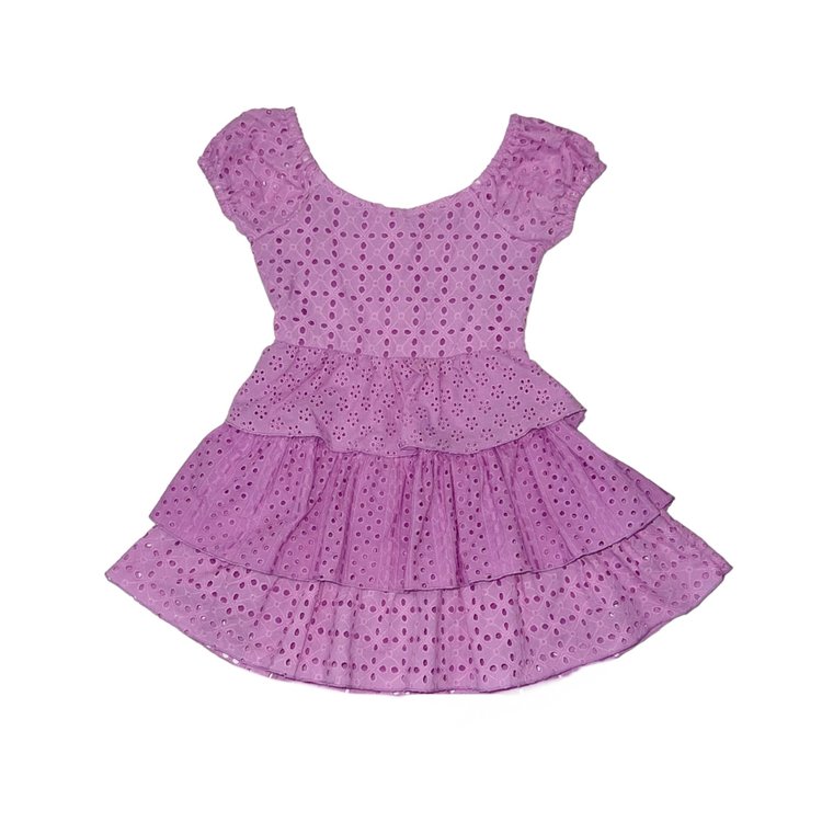 Flowers by Zoe Eyelet Ruffle Dress