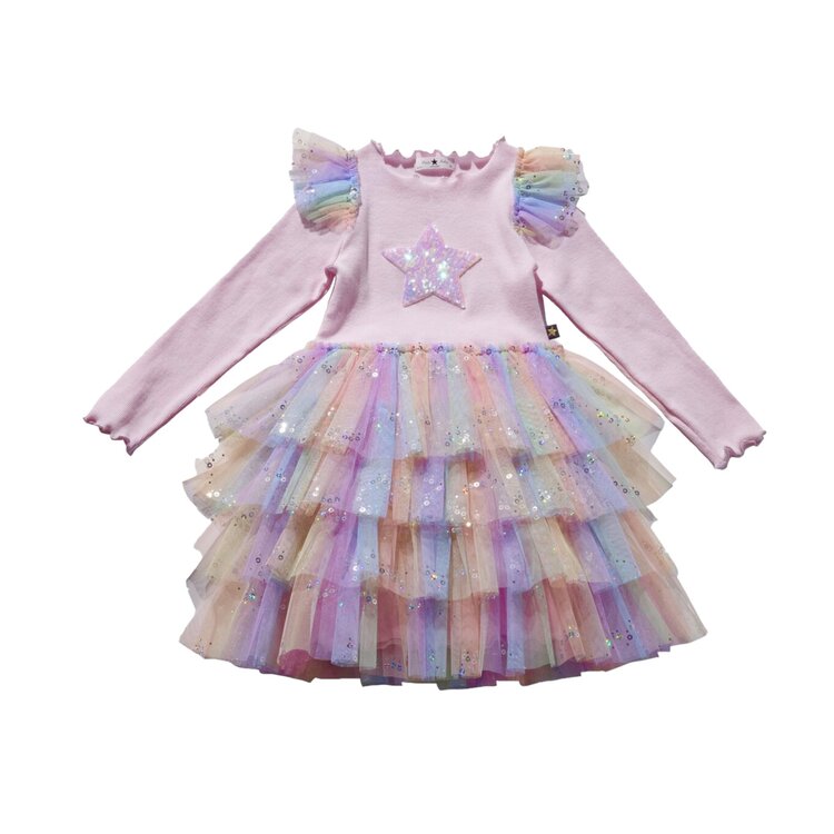Petite Hailey Frill Layered Tutu Dress