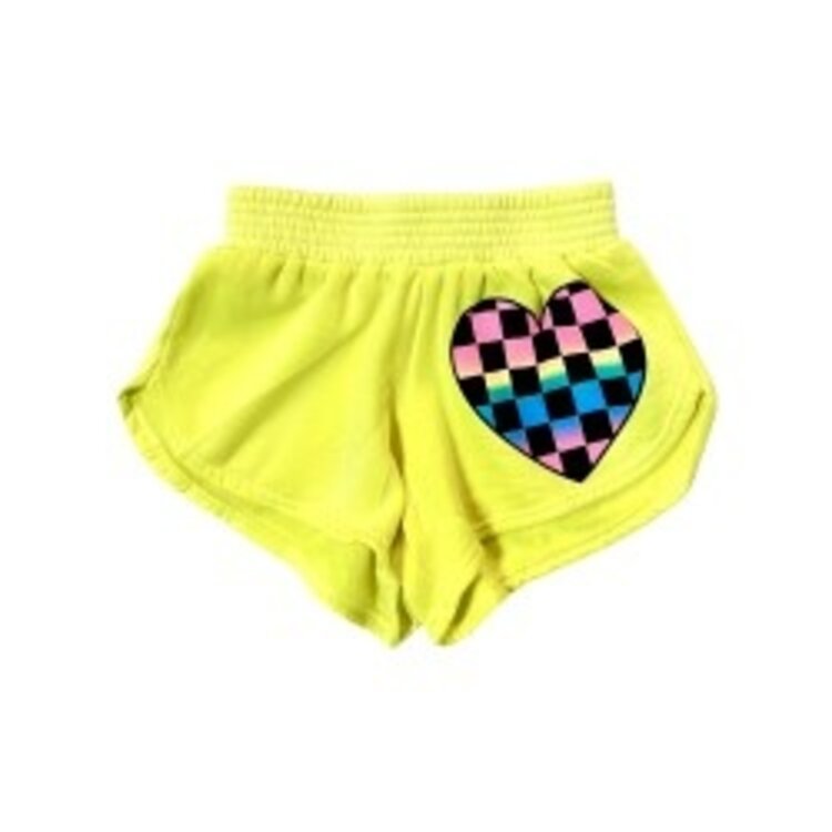 Firehouse Checkered Heart Shorts