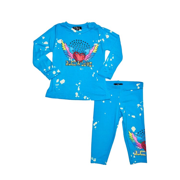 Flowers by Zoe Heart Wings Legging Infant Set