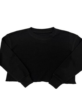 Katie J NYC Cooper Waffle Crop