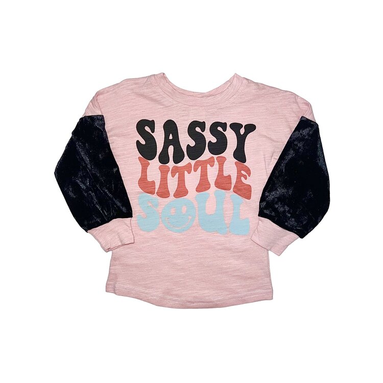 Rockin Royalty Sassy Little Soul LS Graphic Tee