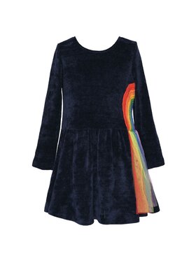 Sara Sara Rainbow Sweater LS Dress