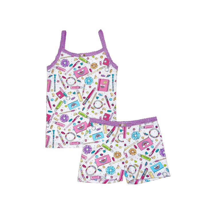 Esme Sketch Cami/Boxer Set