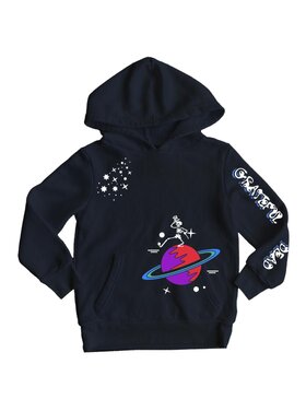 Rowdy Sprout Grateful Dead Black Hoodie