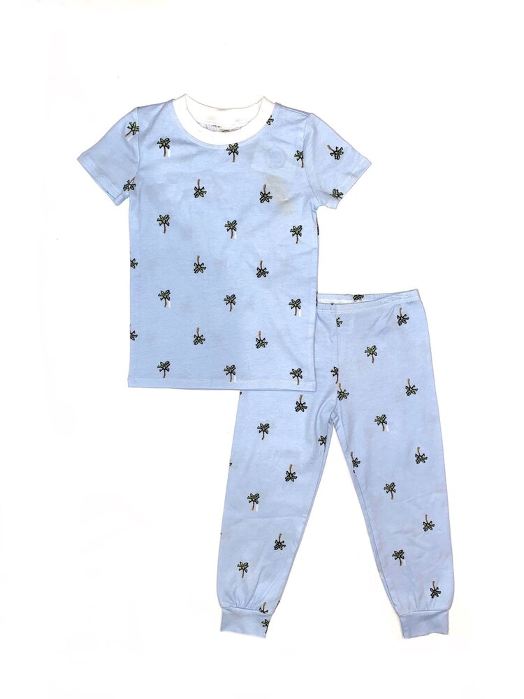 Esme ESME Palm Tree SS Top/Pant Set