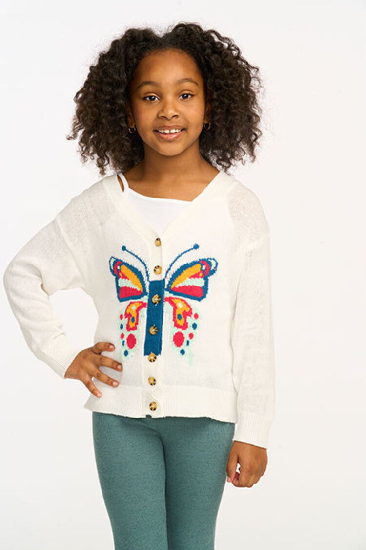 Chaser Butterfly Cardigan Sweater